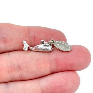 Vintage Sterling Silver 925 | Marine World Africa USA | Whale Charm